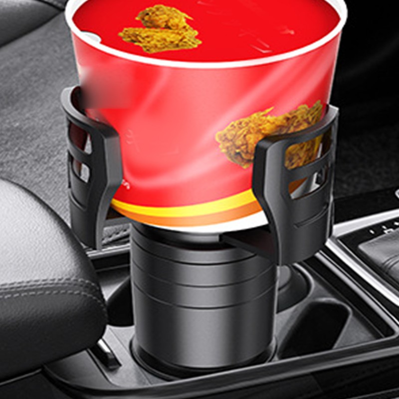 4 in 1 Car Cup Holder Expander 360° Rotating Space