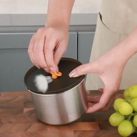 MAXCOOK Stainless Steel Food Containers with Lids, 24 oz Food Storage Container set, Metal Food Container Bento Box, Snack Container set with Lid (Dishwasher & Freezer Safe 700 ml)