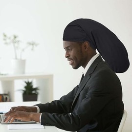 Dreadlock Cap Long Hair Head Wraps Unisex Dreadlock Cap Wide Stretchable Sleeping Cap Hair Accessories Sleep Bonnet for Men Women Army Green