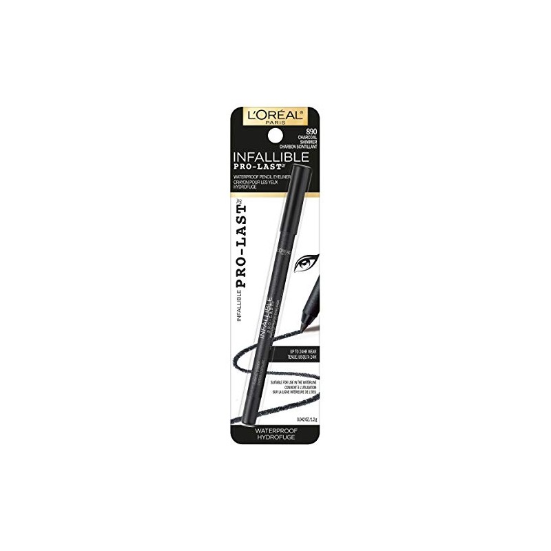 L'Oreal Paris Makeup Infallible Pro-last Lápiz delineador de ojos, impermeable
