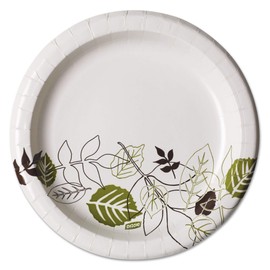 DIXIE FOOD SERVICE, Pathways Mediumweight Paper Plates, 8 1/2", Pathway, 125/Pack
