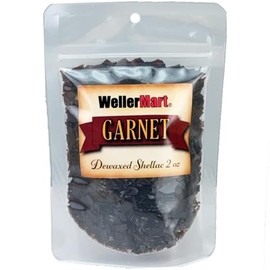 Dewaxed Garnet Shellac Flakes 1/8 Lb. Or (2 Ounce)