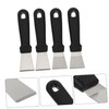 GANAZONO 4Pcs Stainless Steel Ice Scraper for Freezer Deicing Includes