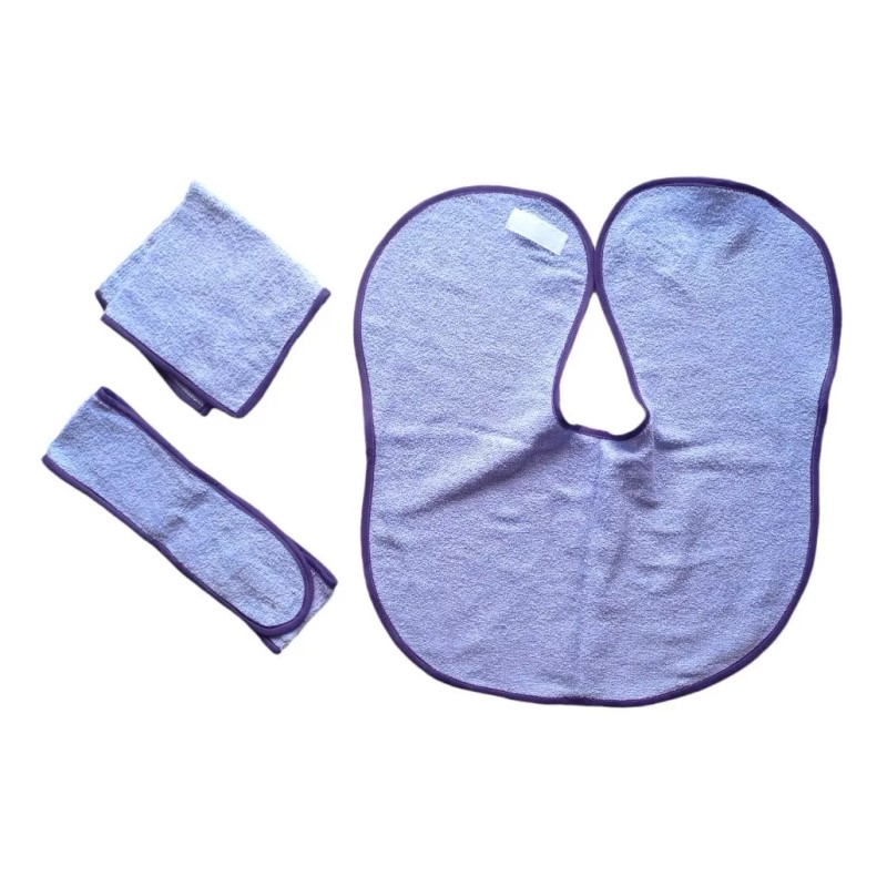 Texben Kit De Spa Banda Facial Con Capa Y Toalla