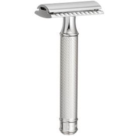 Mule Classic Razor with Stand Set (Double Edge Razor & Stand Set) / Metal R89SET