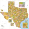 Texas Map Store Texas Zip Code and County Map Shows