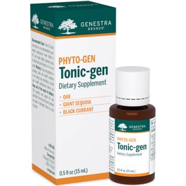 Genestra Brands Tonic-gen | Oak, Giant Sequoia, and Black Currant Herbal Supplement | 0.5 fl. oz.