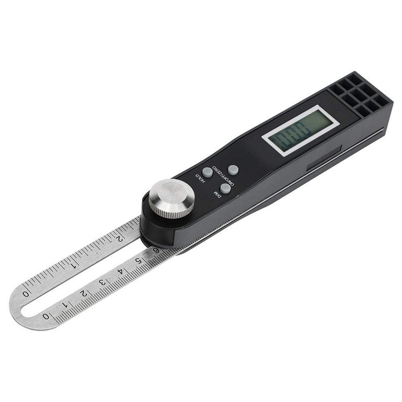 Digital T Protractor Digital Protractor and Goniometer 0~360°, Stainless Steel
