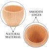 Toddmomy 24Pcs Wooden Egg Cups Easter Egg Cup Wood Egg