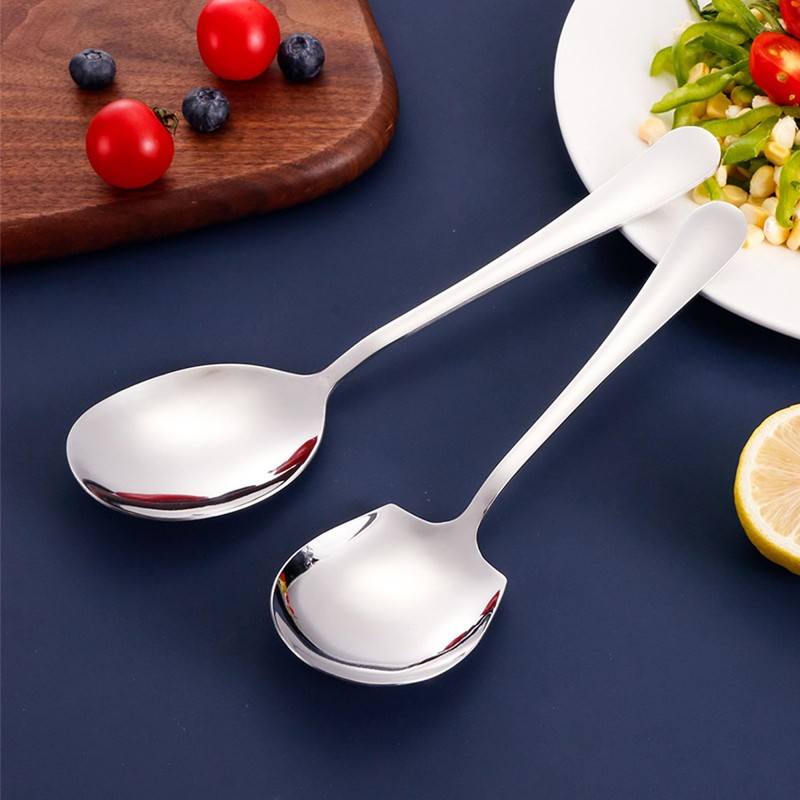 BAIYSFFG Serving Spoons Large,4 Pcs Stainless Steel Buffet Serving Spoon