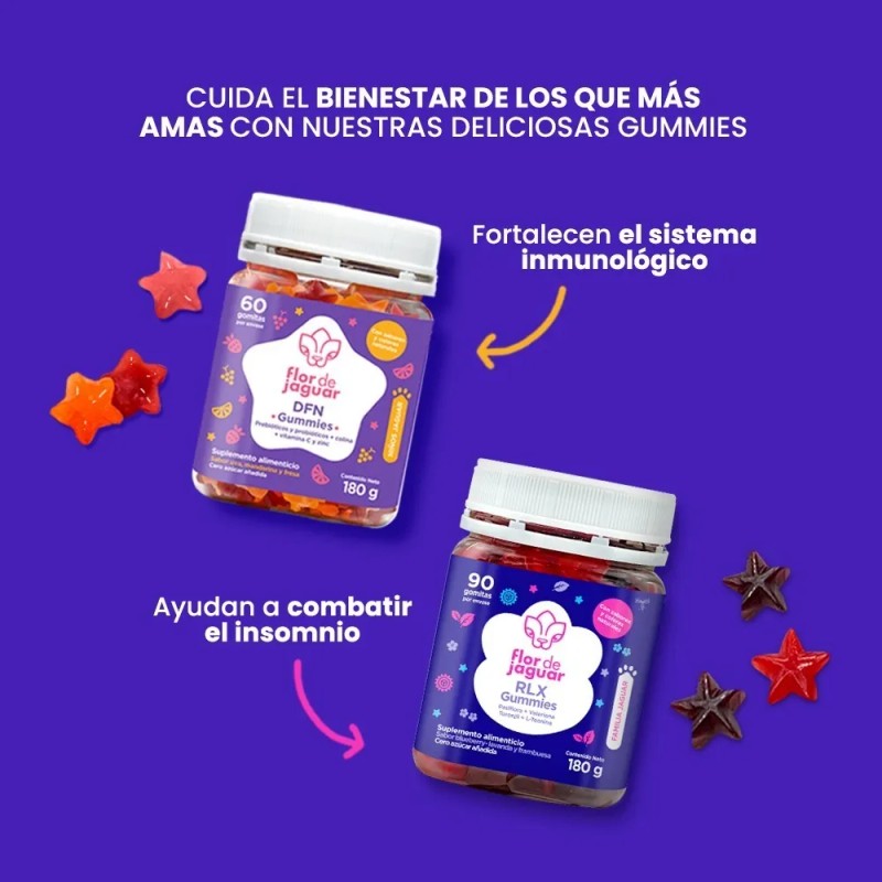 Flor De Jaguar I Pack 2 Dfn Gummies Rlx Gummies
