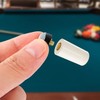 Pool Cue Tips Screw-in Billiard Cue Tips, 20Pcs Hard Billiard