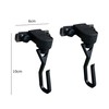 Suikan Seinno Curtain Hook/Ring, Black, Approx. 2.4 x 3.9 x