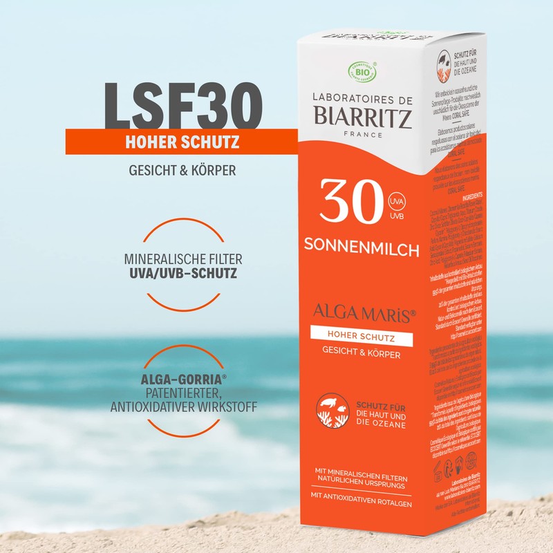 Laboratoires de Biarritz - Sun Lotion SPF30 ALGA MARIS® with