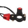 Qiilu Engine Kill Stop Switch 12V Motor Cable Lanyard Kill