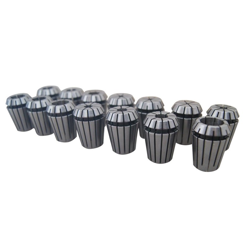 KATSU ER25 Spring Collet Set 14 Pieces 3-16mm Gripping Range