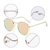 ENSARJOE 60-Pack Small Round Metal Sunglasses - 4 Colors (15