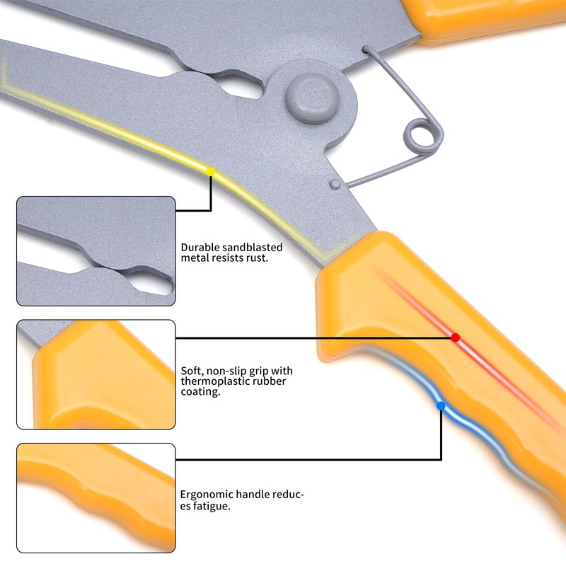 Zihvfzu 14Pcs Miter Spring Pliers Kit, With 1 Miter Spring