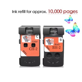 YiBoton Printhead Replacement for Canon PIXMA G4210 G4200 G3202 G3200 G2200 G1200 MegaTank All-in-One BH-2/CH-2 Printer Head Ink Cartridges Refillable 8009 and 8021 XXL (Combo Packs)