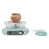 Electric Pottery Wheel Machine with Pedal Switch, Mini Pottery Wheel