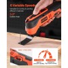12V Cordless Oscillating Tool Multitool 6000-17500 OPM Variable Speed Saw