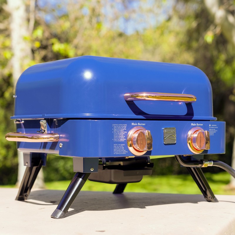 Kenmore 2-Burner Portable Tabletop Retro Gas Grill