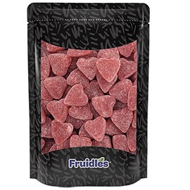 Fruidles Valentine's Coated Cinnamon Jelly Hearts, Delicious Gummy Candy, Fun and Festive Holiday Gummi Snacking, Party Favor (5 Pounds (Bulk))