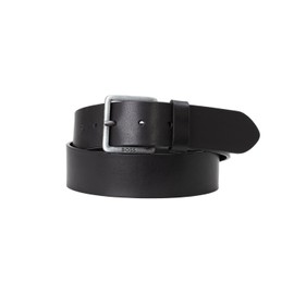 BOSS, Jeeko Leather Casual Belt, Dark Black, 40