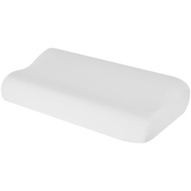 Theonoi Cushion Cover for Neck Pillow Neck Support Pillow Health Pillow Made of Cotton for Sizes from 35 x 60 to 45 x 75 cm (White 109)