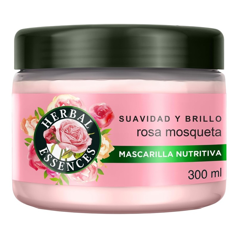 Herbal Essences Mascarilla Capilar Rosa Mosqueta 300 ml