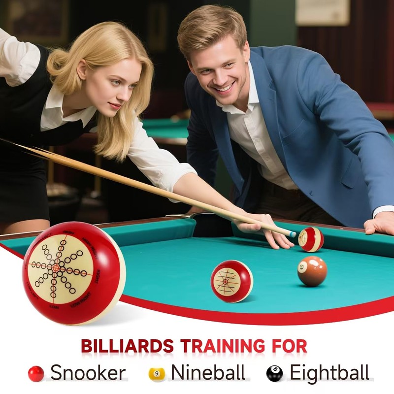 Training Cue Ball Billiards Practice Trainer Artifact Profession Resin Standard