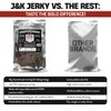 J&K Jerky Small Batch Handcrafted Beef Jerky (7oz, Peppered)