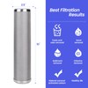 Amwater Stainless Steel Cleanable Wire Mesh Filter Cartridge 10”Length,2.5"OD(50 Micron)