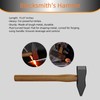 Blacksmith Tongs Set, 17 Inch Carbon Steel Forging Tongs, 2-Piece