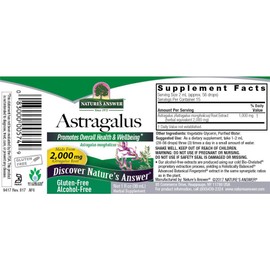 Nature's Answer Astragalus Root, 1 Ounces