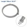 X AUTOHAUX AN4 1/4" 1 Meter Universal Braided PTFE Stainless