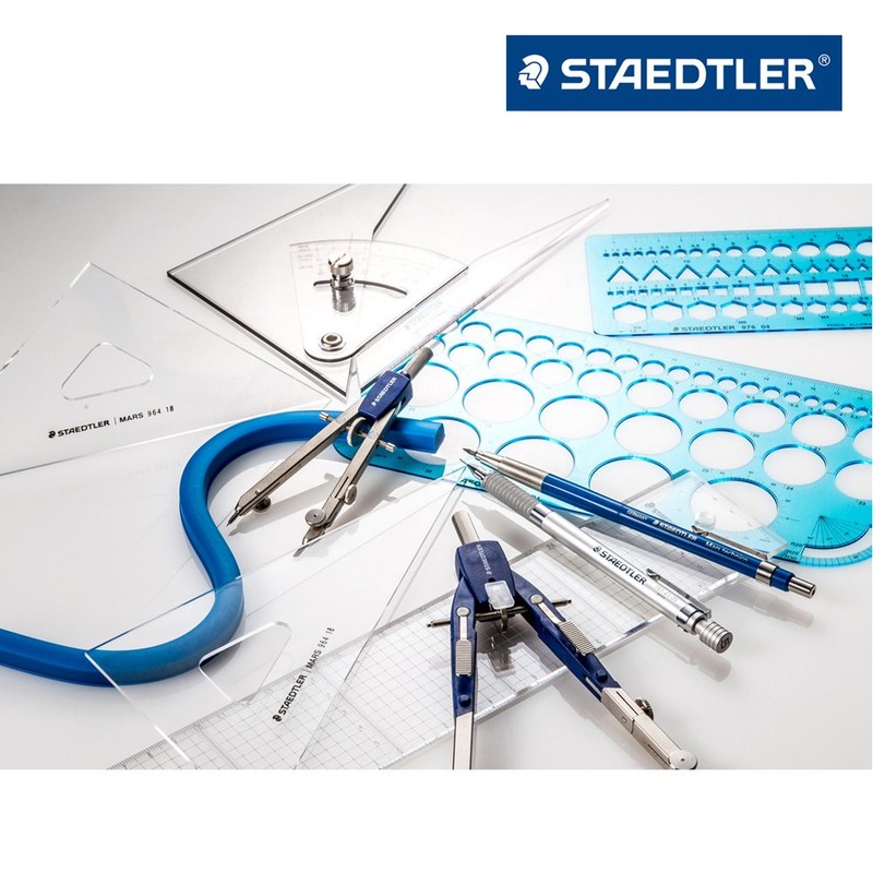 Staedtler 982 15-1 Template Number Ruler 0.5mm for Mechanical Pencils,