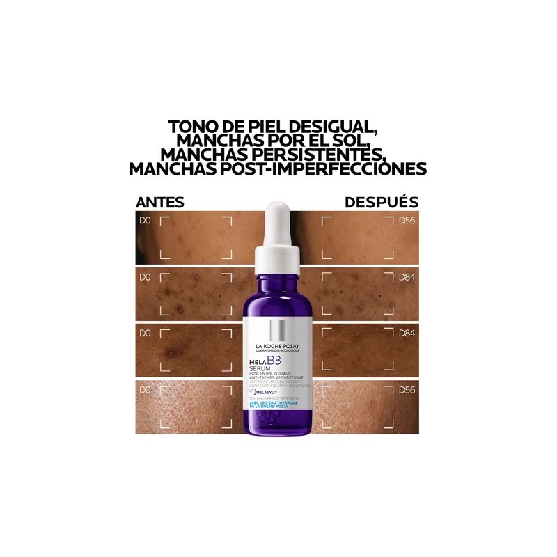Sérum Concentrado Mela B3 La Roche-Posay Antimanchas 30ml con Melasyl