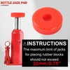 Universal Bottle Jack Pad Polyethylene Anti-Slip Adapter Support Puck Block