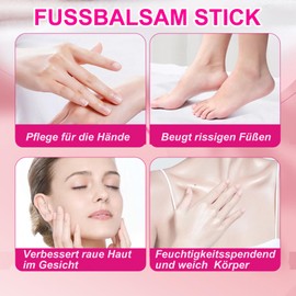 Hydrating and Anti-Cracking Foot Cream, Foot Cream Stick, Foot Care for Foot Cream, Very Dry Feet, Heel Balm Relieves Itching for Dry, Cracked Feet, Heels, Elbows