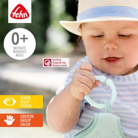 Fehn 10 Mounting Ring Set – Mounting Hooks for Baby Seat, Playpen & Cot – Grip Rings Pram Chain for Home & On the Go – C-Rings for Babies and Toddlers from 0+ Months