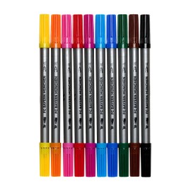 FC Bayern München Children's Double Fibre Tip Pens Set of 10, multicoloured