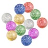 Bouncy Balls, 12 PCS Mixed Glitter Bouncy Ball for Birthday