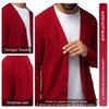 X RAY Mens Cardigan Sweater, Long Sleeve Slim V-Neck Soft