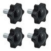 Aifeier ET 4 Pieces Star Hand Knob, 1/4"-20 x 0.47“