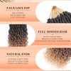 Long Deep Faux Locs Crochet Hair for Black Women 8