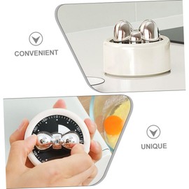 Ciieeo Mechanical Timer for Cooking Study Exercise Sturdy Desktop Timer Cute Design Easy Manual Operation for Management Kitchen Home Decor
