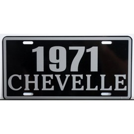 1971 71 Chevelle Year Novelty Reproduction Metal Sign Compatible with Chevy SS Super Sport 327 350 396 454 Hot Rod Muscle Car Classic Custom Collection Garage Bar Man Cave Shop Wall Art Gift