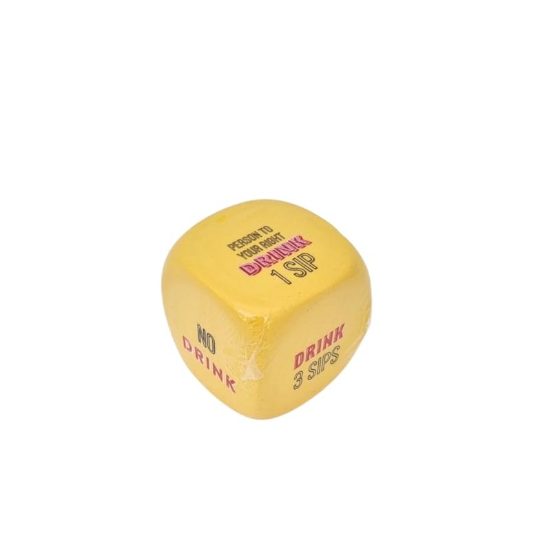 Doniya Fitness Drinking Game Cube Dice, Novelty Party Game, Fun