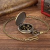 Mini DND Dice Set with Steampunk Barbarian Axe Pocket Watch